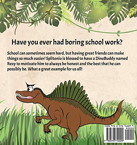Splitonio and His Boring Schoolwork — back cover