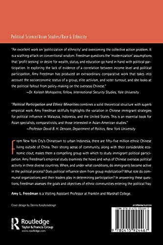 Political Participation and Ethnic Minorities: Chinese Overseas in Malaysia, Indonesia, and the United States