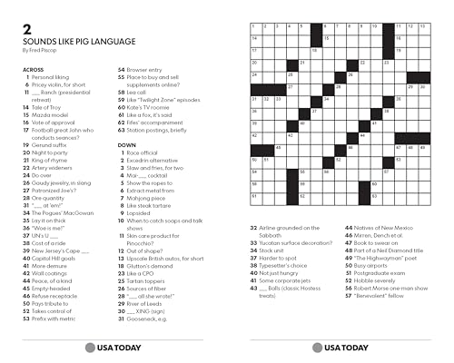 USA TODAY Crossword Super Challenge: 200 Puzzles (USA Today Puzzles) (Volume 25)