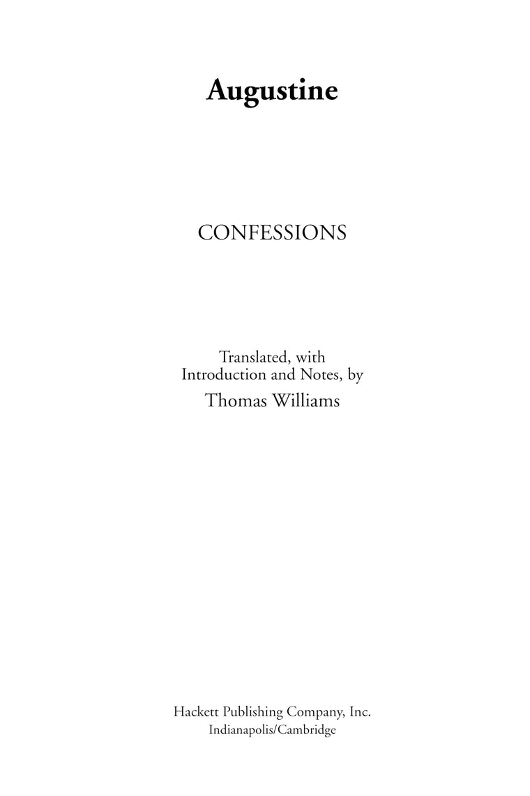 Confessions — back cover