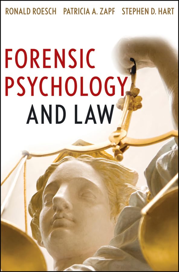Forensic Psychology and Law by Roesch, Ronald
