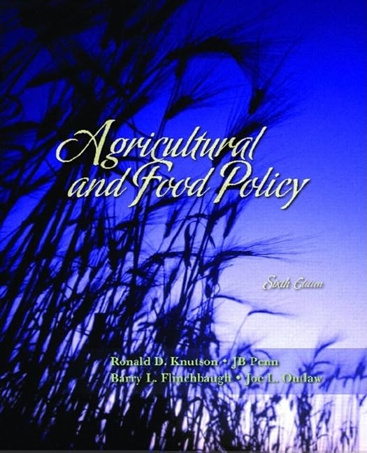 Agricultural and Food Policy