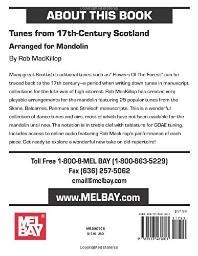 Tunes from 17th Century Scotland Arranged for Mandolin: Arranged for Mandolin
