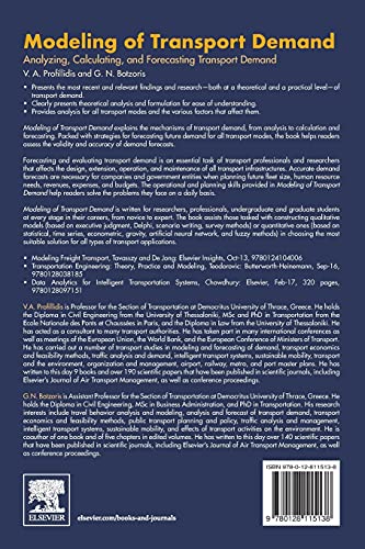 Modeling of Transport Demand: Analyzing, Calculating, and Forecasting Transport Demand