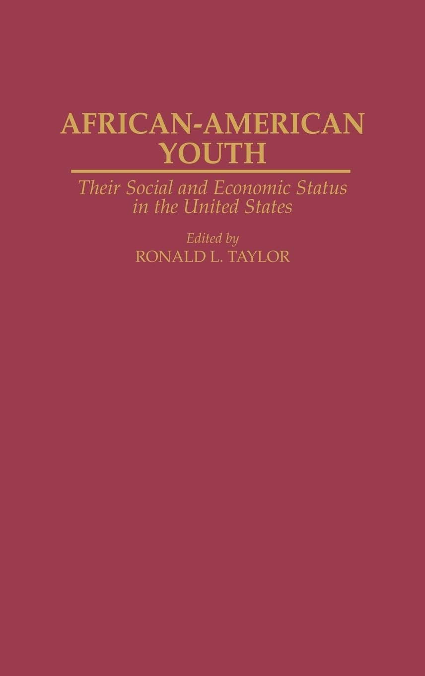 African-American Youth: Their Social and Economic Status in the United States