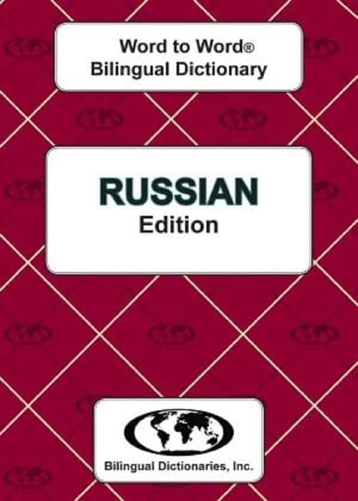 Russian edition Word To Word Bilingual Dictionary