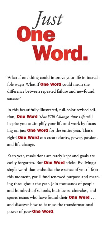 One Word That Will Change Your Life, Expanded Edition (Jon Gordon)