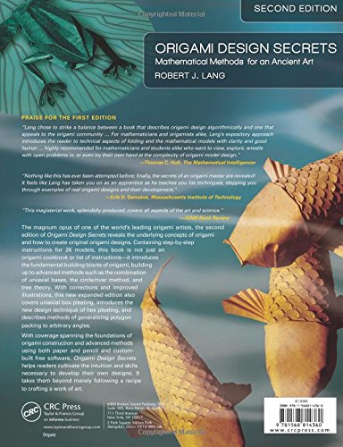 Origami Design Secrets: Mathematical Methods for an Ancient Art, Second Edition (AK Peters/CRC Recreational Mathematics Series)