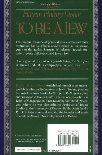 To Be A Jew: A Guide To Jewish Observance In Contemporary Li
