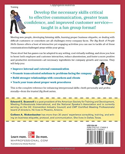 The Big Book of People Skills Games: Quick, Effective Activities for Making Great Impressions, Boosting Problem-Solving Skills and Improving Customer ... and Improved Customer Serv (Big Book Series)