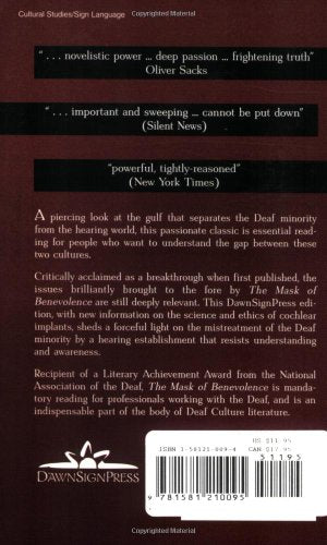The Mask of Benevolence: Disabling the Deaf Community