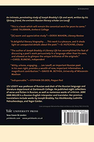 Joseph Brodsky: A Literary Life