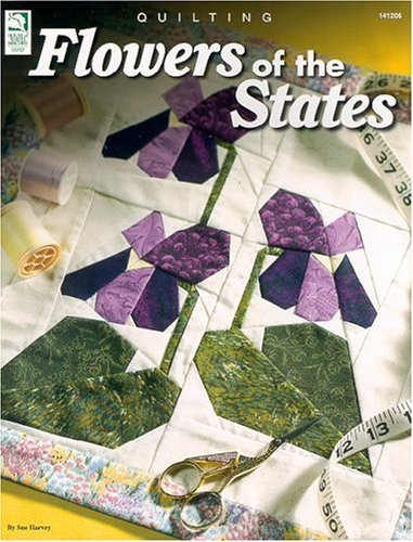Quilting Flowers of the States by Harvey, Sue