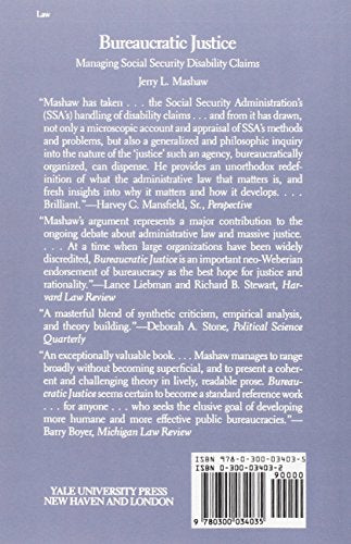 Bureaucratic Justice: Managing Social Security Disability Claims