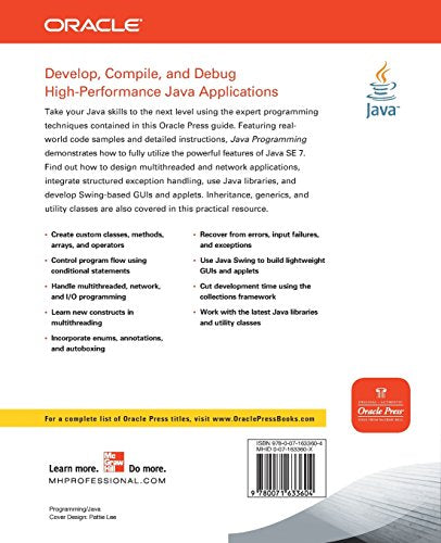 Java Programming (Oracle Press)