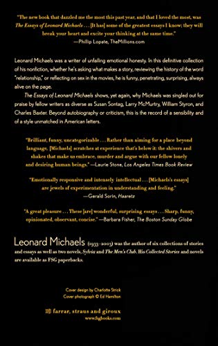 The Essays of Leonard Michaels