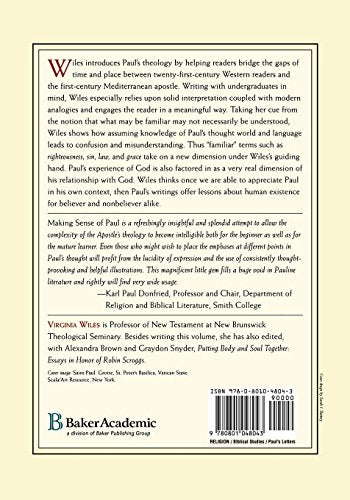 Making Sense of Paul: A Basic Introduction to Pauline Theology