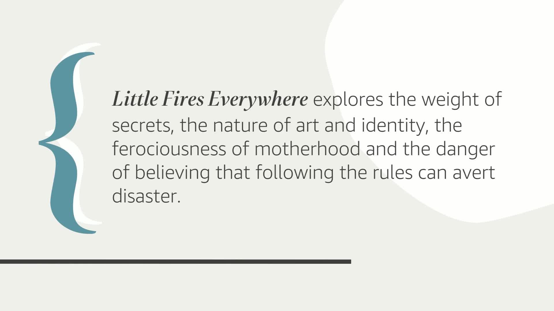 Little Fires Everywhere: Reese's Book Club