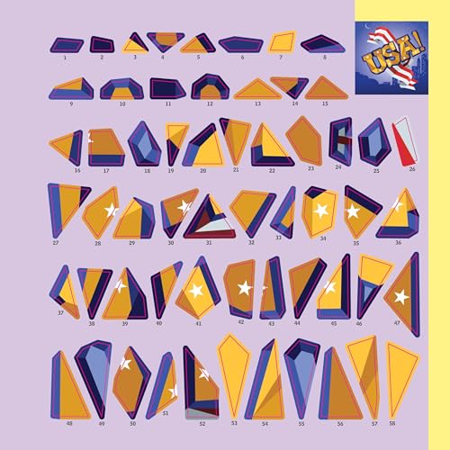 Paint by Sticker Kids (Official): America: Create 10 Pictures One Sticker at a Time!
