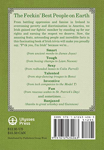 F*ck You, I'm Irish: Why We Irish Are Awesome — back cover