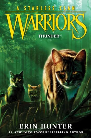 Warriors: A Starless Clan Series 5-Book Collection Set - Epic Clan Battles in the Wild - River, Sky, Shadow, Thunder, Wind