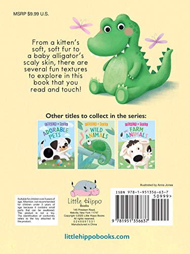 Baby Animals: A Touch and Feel Book - Childrens Board Book - Educational
