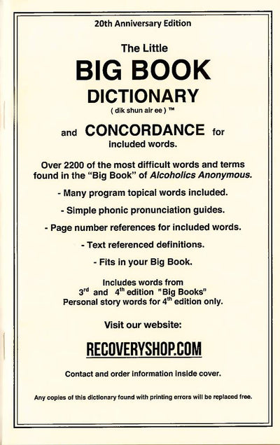 The Little Big Book Dictionary by Lyle P