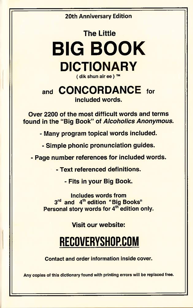 The Little Big Book Dictionary by Lyle P