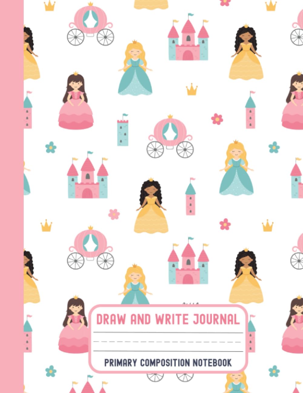 Draw and Write Journal: Grades K-2: Primary Composition Notebook, Top Half For Drawing, Bottom Half Lined For Writing Practice (Solid Primary Lines + ... Inch Ruled, 8.5X11 Inch Page (Kids Journals)