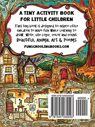 The Littlest Kindergarten Workbook: All About Animals - My Tiny Fun-Schooling Journal