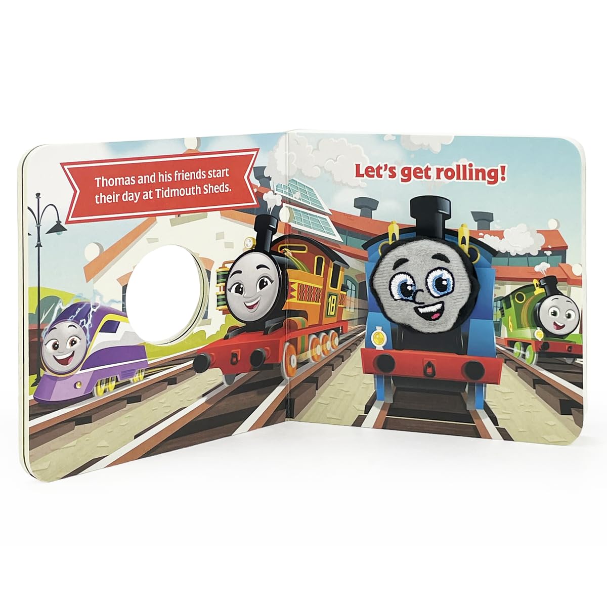 Hello, Thomas! Thomas the Tank Engine Children's Finger Puppet Board Book, Ages 1-4 (Thomas & Friends)