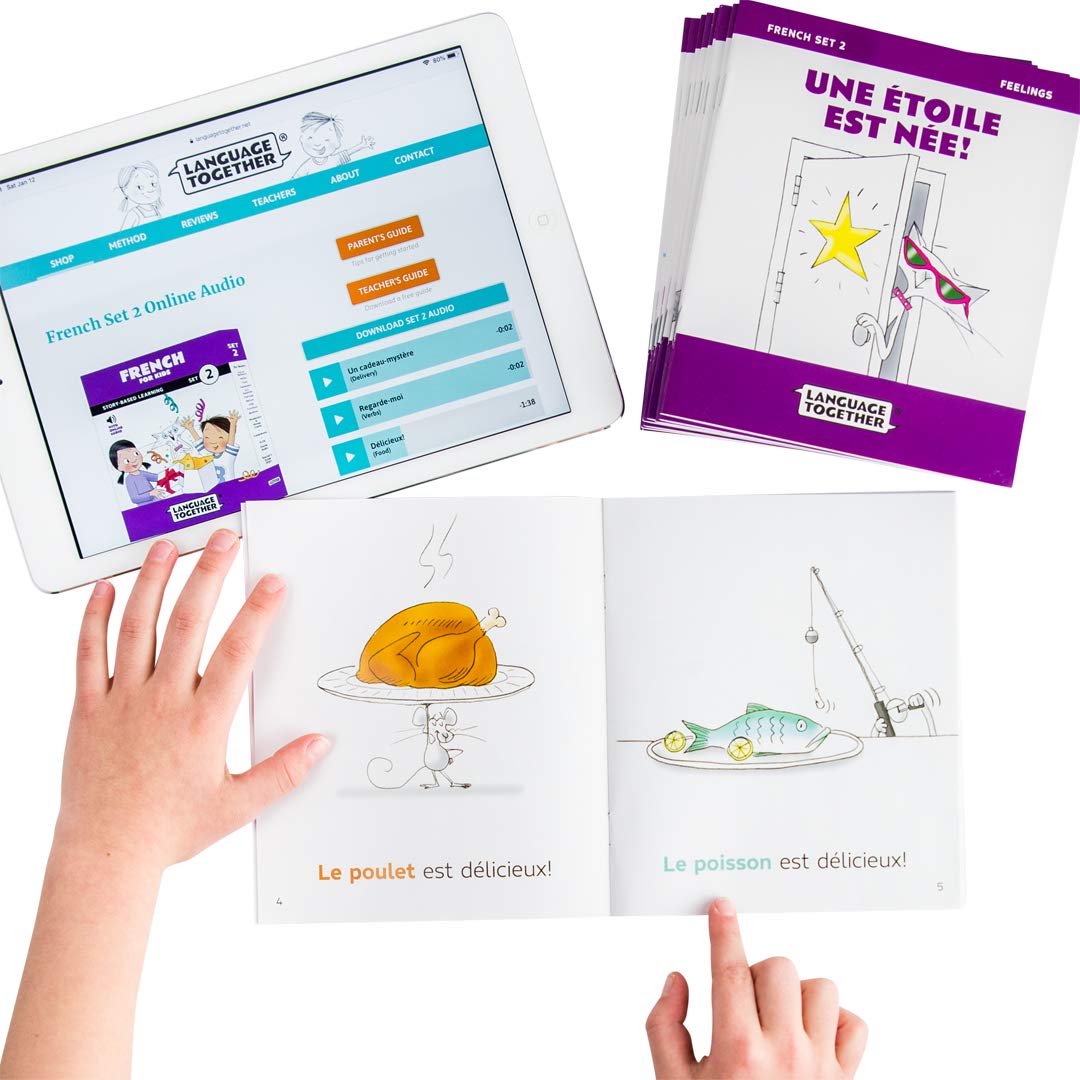 French for Kids Set 2: Beginner Reader Box Set - 10 Early Re
