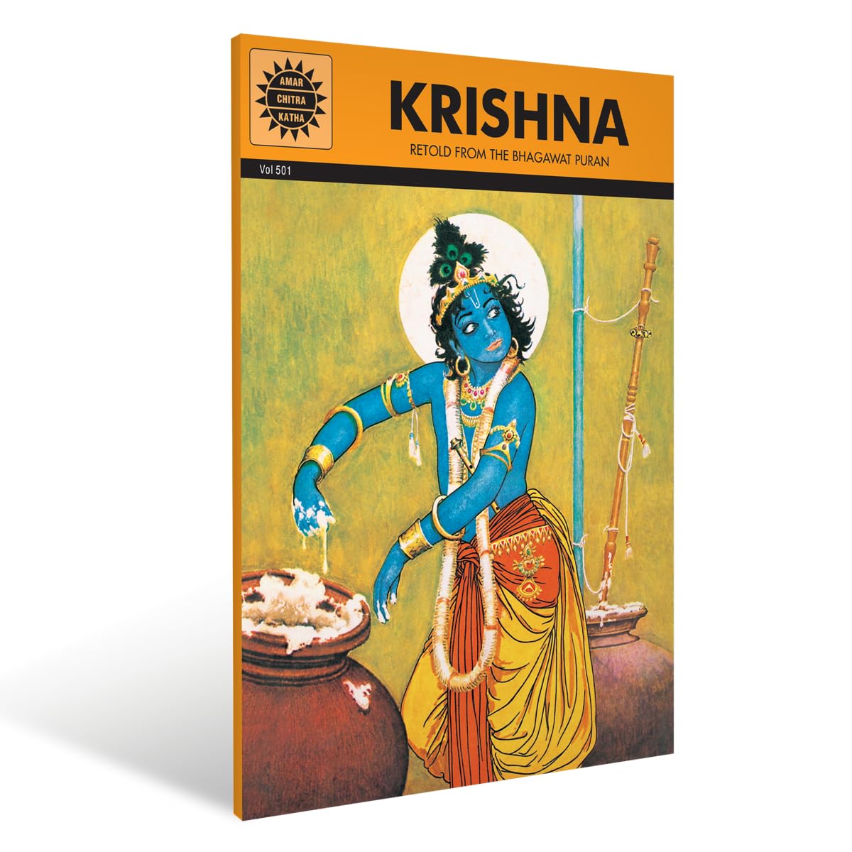 Krishna: Retold from the Bhagawat Puran  Indian Mythology, History & Folktales  Cultural Stories for Kids & Adults  Illustrated Comic Books  Amar Chitra Katha