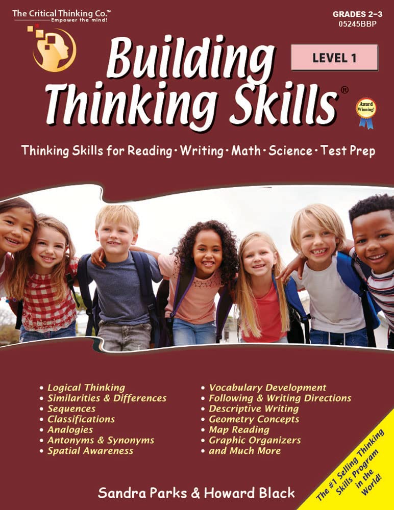Building Thinking Skills Level 1 (Color) Workbook - Critical Thinking Skills for Reading, Writing, Math, & Science for Grades 2-3
