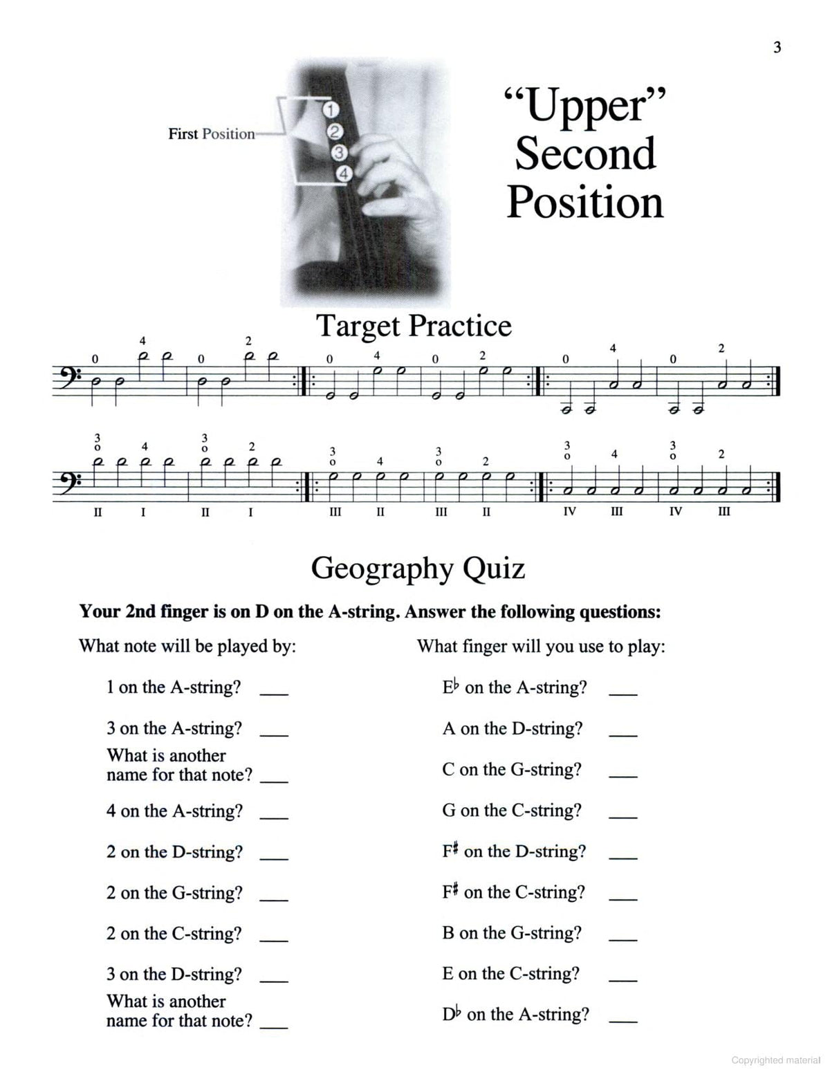 Position Pieces for Cello