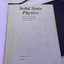 Solid State Physics