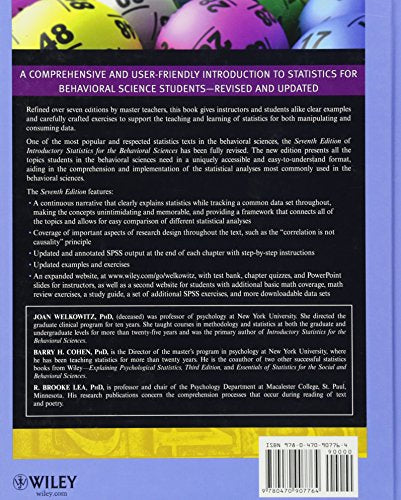 Introductory Statistics for the Behavioral Sciences