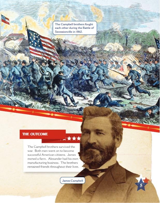 The Civil War: Brother Against Brother (Historical Social Studies 4th/5th grade Reader) (Social Studies: Informational Text)