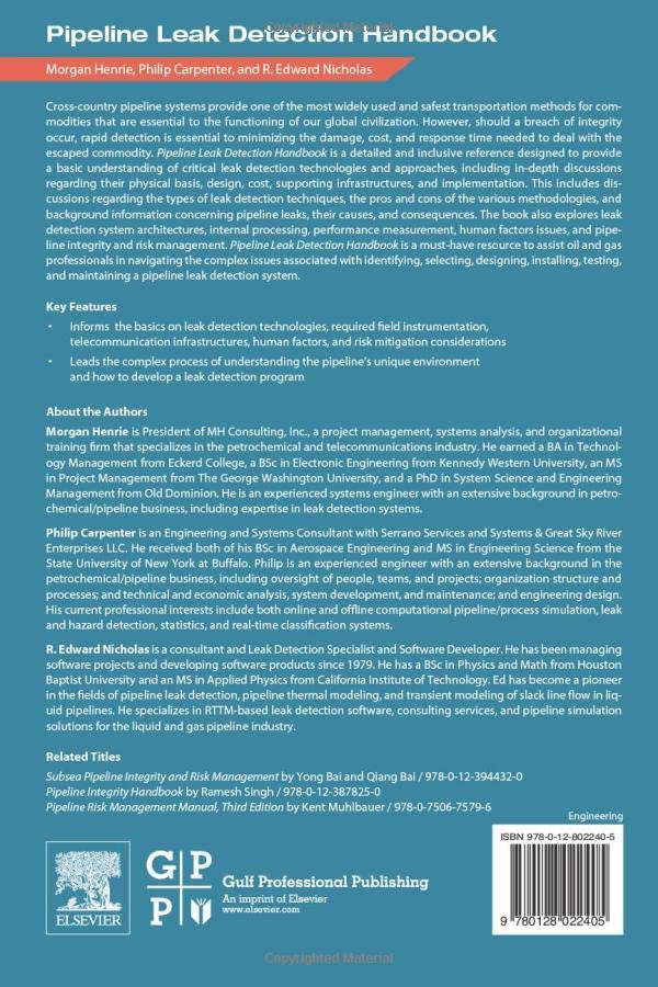 Pipeline Leak Detection Handbook