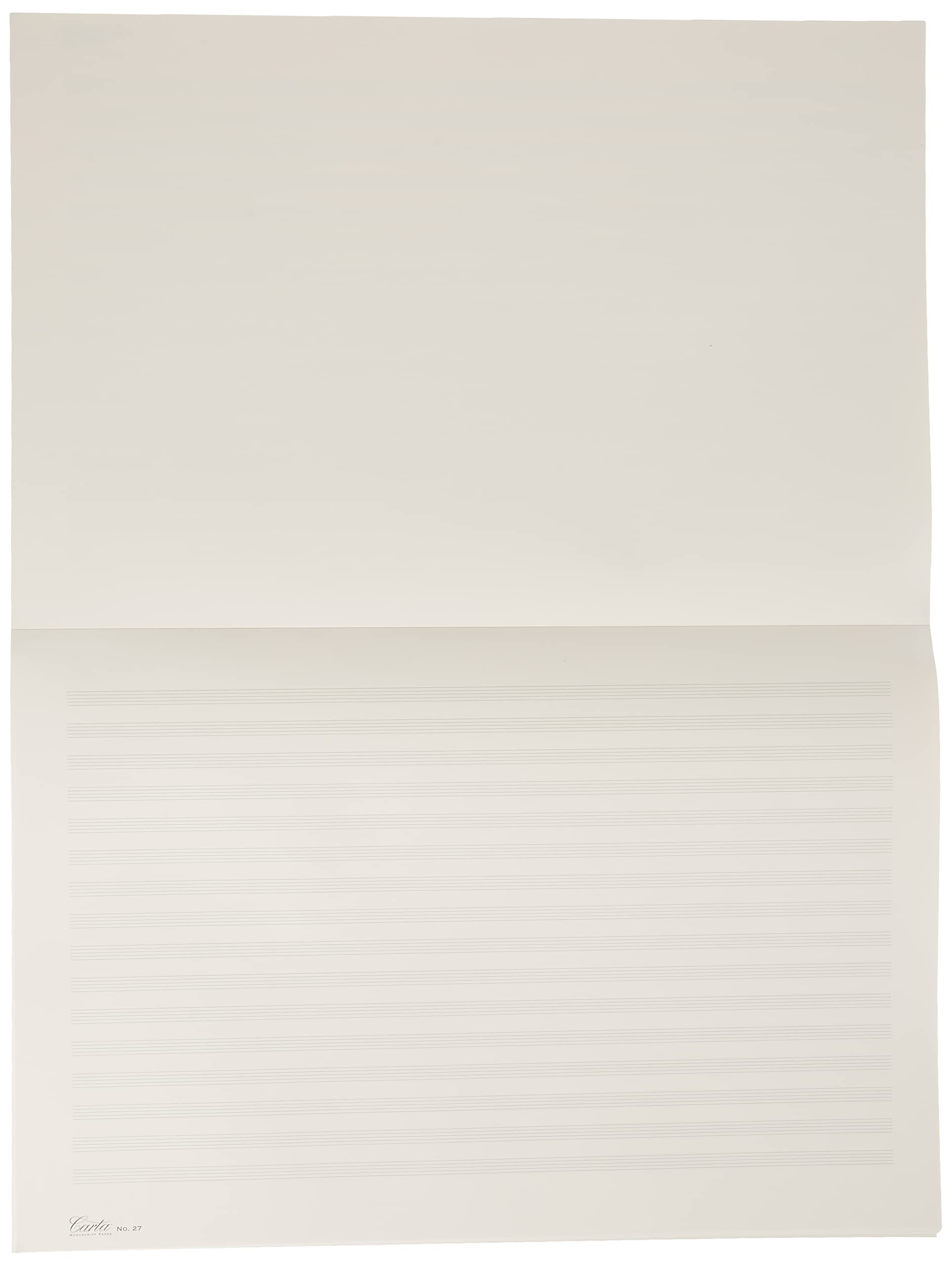 No. 27: Carta Manuscript Paper