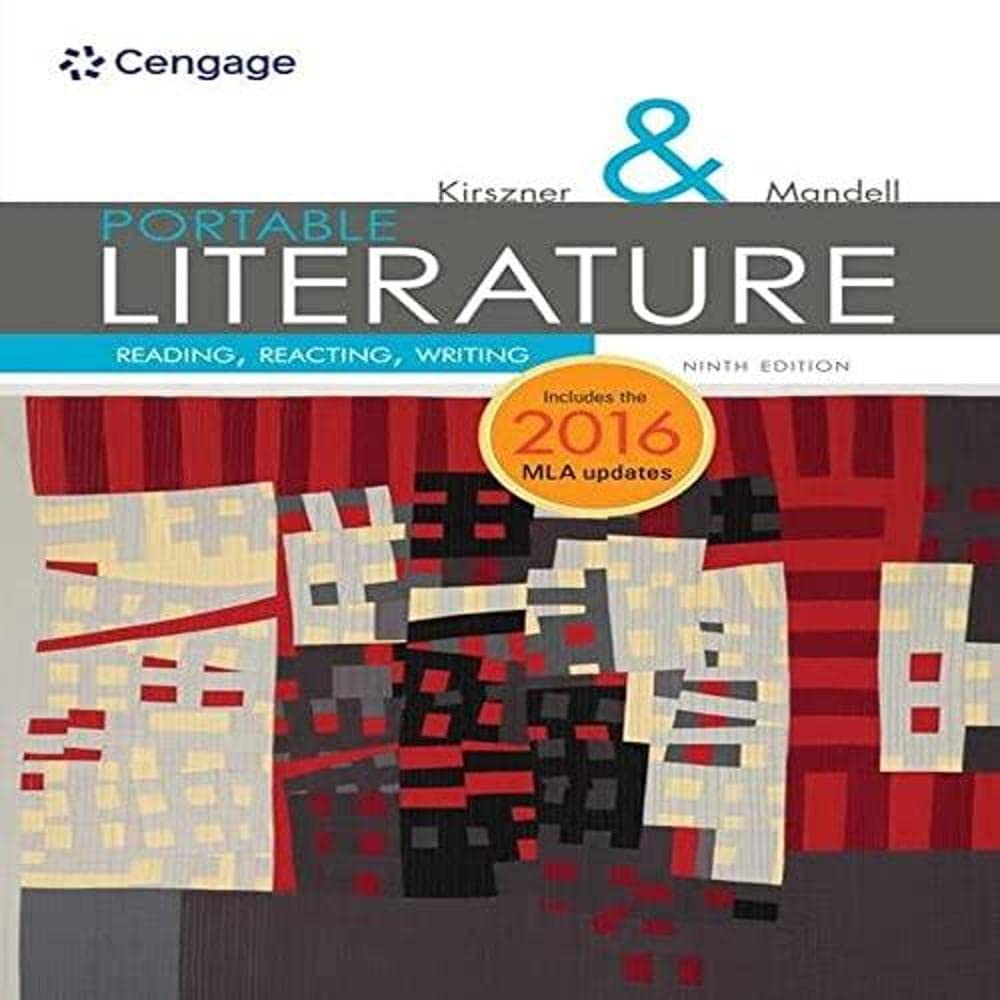 PORTABLE Literature: Reading, Reacting, Writing (MindTap Course List)