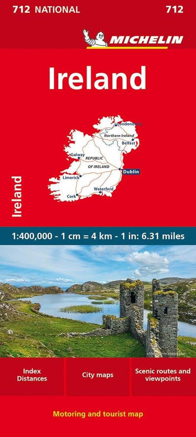 Michelin Ireland Map 712 (Maps/Country (Michelin))
