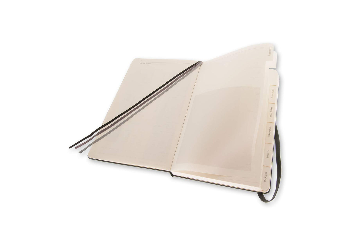 Moleskine Passion Journal, Recipe, Hard Cover, Large (5" x 8.25") Black