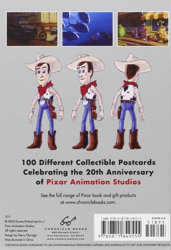 The Art of Pixar: 100 Collectible Postcards