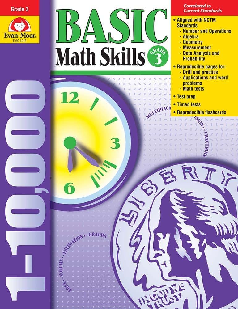 Basic Math Skills, Grade 3