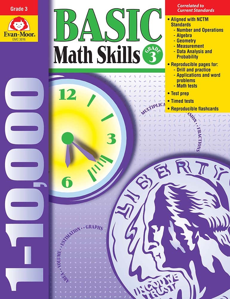 Basic Math Skills, Grade 3