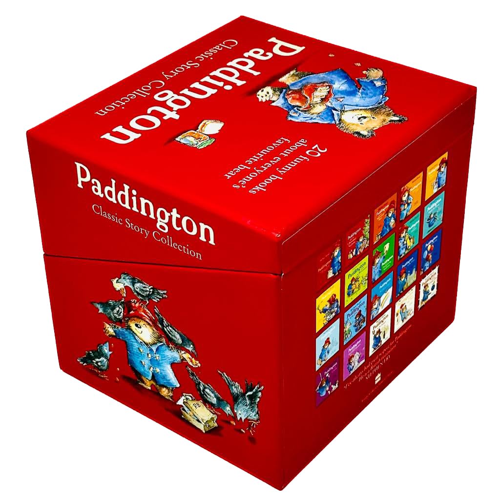 Paddington Classic Story Collection 20 Books Box Set (Paddington, At the Zoo , at St Paul's, the Marmalade Maze, at the Palace , The Tower , the Grand Tour, At The Carnival & More)