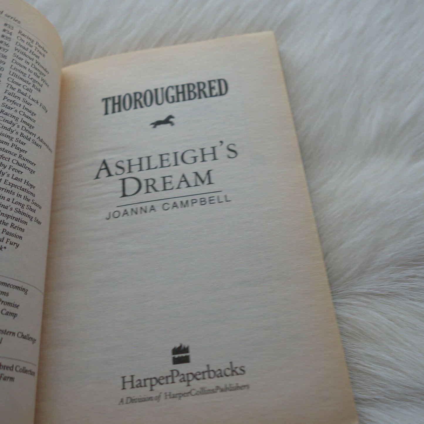 Ashleigh's Dream (Thoroughbred Series #5)