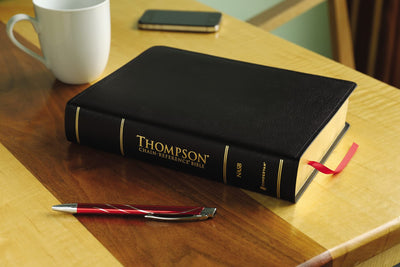 NASB, Thompson Chain-Reference Bible, Bonded Leather, Black,