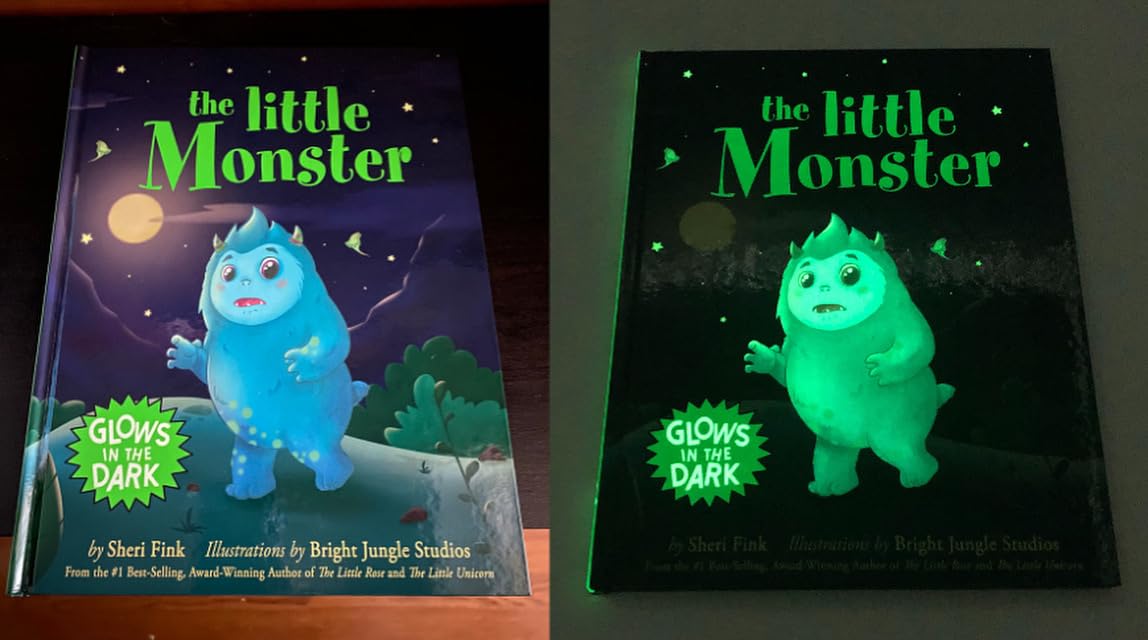 The Little Monster: A Glow-in-the-Dark Book about Being Afraid of the Dark (English Edition)